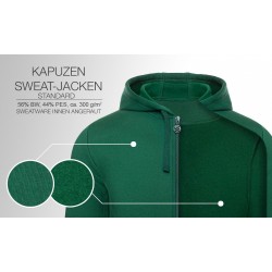 Sweat-Jacke mit Kapuze "Ikarus"